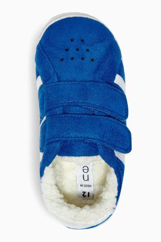 Blue Trainer Slippers (Younger Boys)